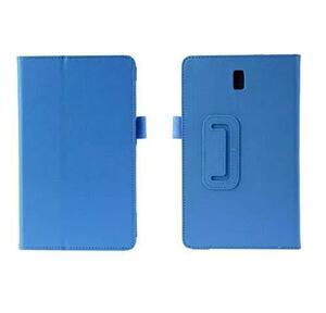 docomo SC-03G/Galaxy Tab S 8.4 SM-T700 タブレット専用保護ケース 薄型&軽量 タッチペンホルダー付き 高品質PUレザーカバー シーブルー
