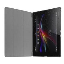 【送料無料】Sony Xperia Z4 Tablet 専用ケース　三つ折　カバー　薄型　軽量型　スタンド機能　高品質PUレザーケース☆ピンク_画像6