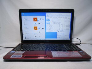 東芝 dynabook T451/46ER PT45146ESFR Core i5 2450M 2.5GHz 4GB 500GB 15.6インチ DVD作成 Win10 64bit Office USB3.0 Wi-Fi HDMI [81001]