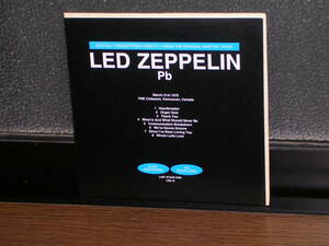  редкостный зарубежная запись (promo only)CD LED ZEPPELIN|March 21st 1970 PNE Coliseum, Vancouver, Canada