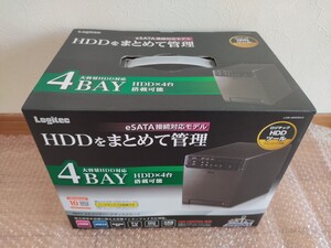 ロジテック HDDケース USB3.0 eSATA接続 4ベイ 最大48TB対応 LGB-4BNHEU3