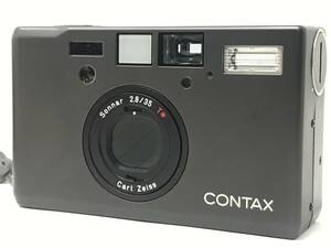 【skt-p99】後期型 CONTAX T3 ダブルティース DATA-BACK コンタックス CONTAX ブラック Carl Zeiss BLACK 【現状優先品】フィルムカメラ