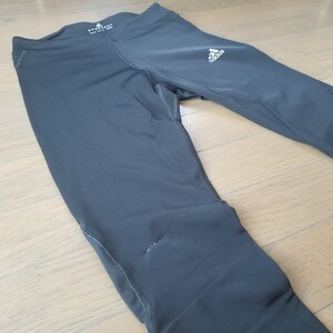 ★adidas製 裏起毛コンプレッションインナーパンツ サイズS アディダス タイツ スパッツ