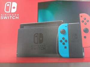 Nintendo Switch Joy-Con(L) ネオンブルー/(R) ネオンレッド(HADSKABAA)(バッテリー拡張モデル)