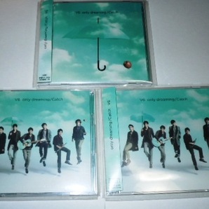 【 V6 】ＣＤ 3枚セット only dreaming / Catch 初回生産限定VISUAL盤 & 初回生産限定MUSIC盤 & 通常盤