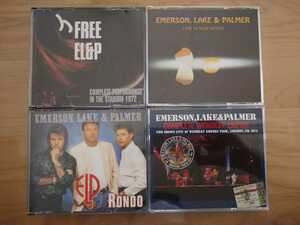 ★Emerson, Lake & Palmer ELP EL&P★Live in Haven 1977★Complete Performance In The Stadium 1972 レプリカポスター付★11CD★中古品