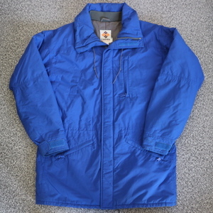 80s Columbia GORE-TEX マウンテンジャケット M ブルー フード付き 中綿 ゴアテックス パーカー 旧タグ コロンビア 90s ヴィンテージ