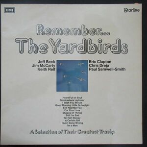 ROCK LP/美盤/THE YARDBIRDS/REMEMBER…/Z-6612