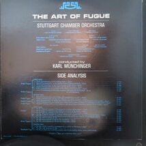 CLASSIC LP/美盤見開きジャケット・２枚組/バッハ/BACH/THE ART OF FUGUE/Z-6870_画像2