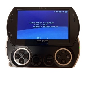 SONY PSP go ピアノブラック PSP-N1000 PB 動作確認済 本体のみ [A01007]