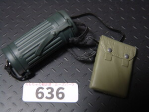 【 在 636 】1/6ドールパーツ：DRAGON製 WWII ドイツ軍ガスマスク＆ガスケープセット 【 長期保管・ジャンク扱い品 】