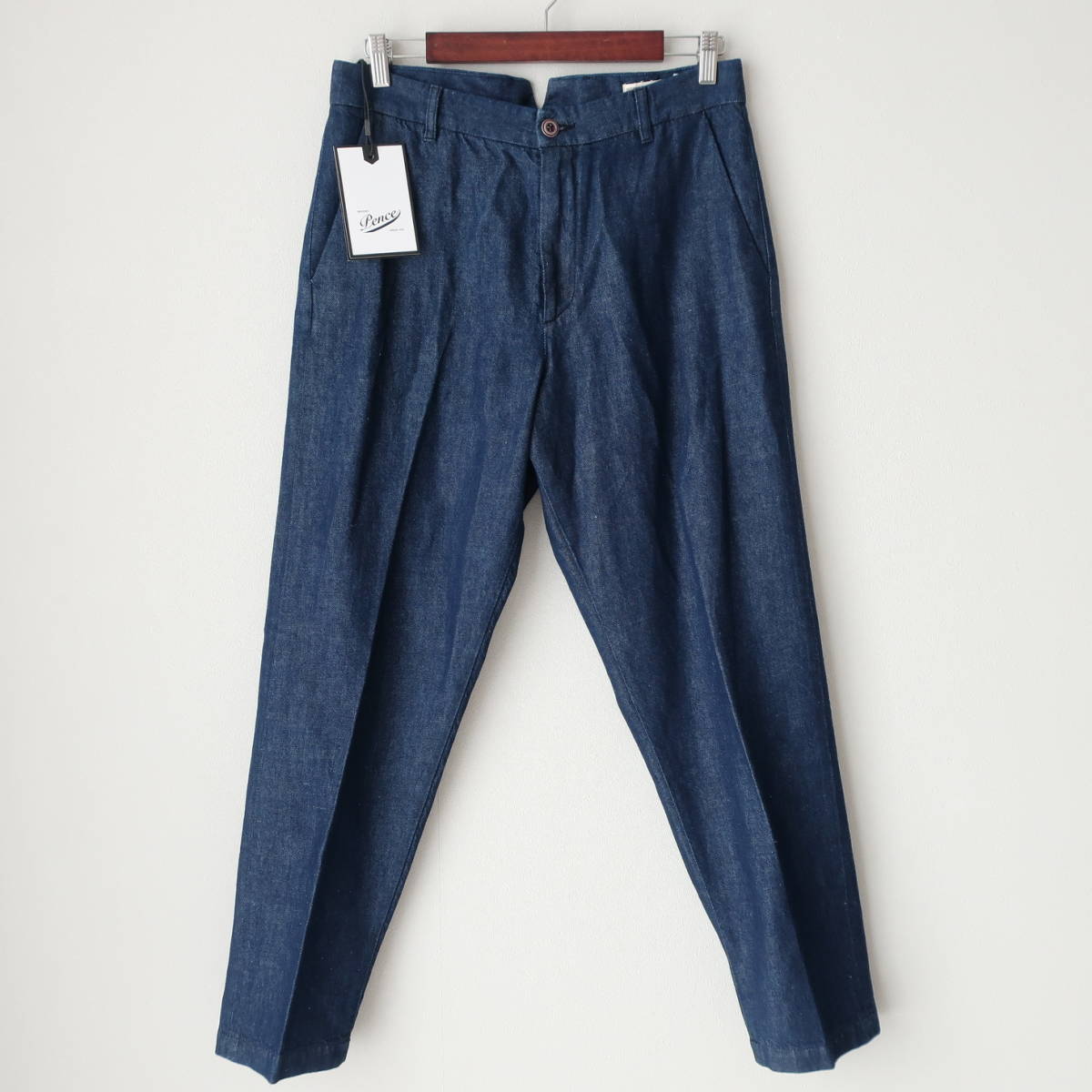 未使用 ARMANI JEANS イタリア製 ストライプパンツ 濃紺W29 S www