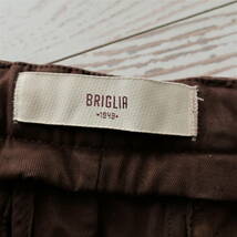 未使用 BRIGLIA 1949 イタリア製 メンズ スリム ストレッチ チノパン 裾ダブル テーパードパンツ パンツ ブラウン 茶色 46 Mサイズ_画像6