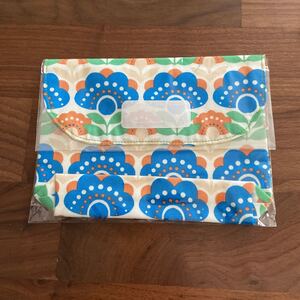 ハンドメイド お弁当袋 横入れ 封筒型 マジックテープ 幼児 北欧風 花柄