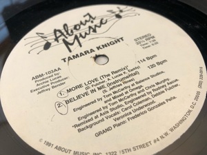 12”★Tamara Knight / Believe In Me / ヴォーカル・ハウス・クラシック！