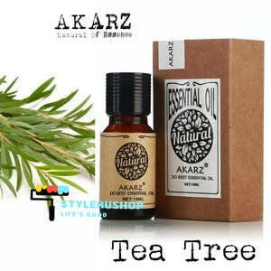 ティーツリー tea tree AKARZ エッセンシャルアロマオイル 精油 ディフューザー 加湿器 お香 香水 消臭