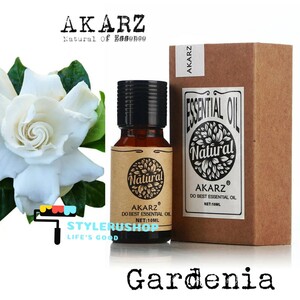 ガーデニア gardenia AKARZ エッセンシャルアロマオイル 精油 ディフューザー 加湿器 お香 香水 消臭