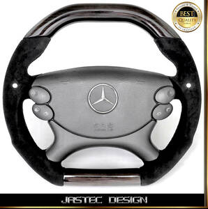 NEW accepting an order made goods Mercedes Benz R230 SL W219 CLS AMG original paddle exclusive use diameter . small model wooden steering wheel by JASTEC DESIGN