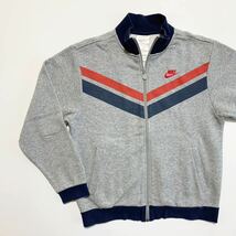 ☆2枚セット NIKE ナイキ 90s ロゴ ジップアップ & ラグラン 裏起毛 スウェット 古着 ヴィンテージ vintage セット売り_画像2