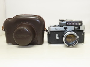 ☆ジャンク CANON CAMERA P キャノン レンジファインダー カメラ レンズ ≪50mm 1:1.4≫ 本体・ケース付 動作未確認 現状渡し品☆5