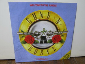 盤質A　UK-original Welcome To The Jungle (Analog) Guns N' Roses ガンズ・アンド・ローゼズ 　アナログレコード vinyl