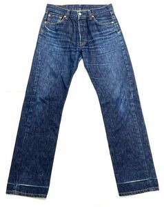 00's 2001 トルコ製 ユーロ リーバイス LEVI'S 501 0101 インディゴ 色濃い目 表記W30L32 実寸W73 L79cm [l-0070]