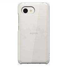 新品 AQUOS R2 compact SH-M09 ハードケース カバー クリア 透明 デコ ストラップホール付き 匿名配送_画像1