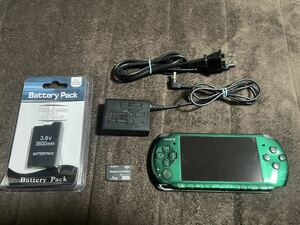 PSP-3000 グリーン　4GB 