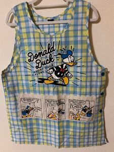 Donald duck ドナルドダック エプロン 保育士 ディズニー