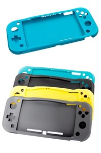 Switch Lite クリアケース ソフトケース カバー 水色