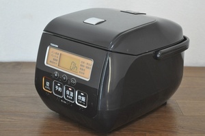 TOSHIBA炊飯器RC-5SKブラック 銅コート釜マイコンジャー3合炊き東芝ecoモード機能 洗浄/動作確認済