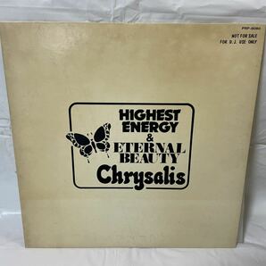 ★O104★ LP レコード HIGHEST ENERGY & ETERNAL BEAUTY CHRYSALIS PRP-8080 RORYGALLAGHER ロリーギャラガー 宣伝用 見本盤 白ラベルの画像1