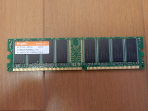 *USED hynix desk top memory PC27000U-25330 512MB DDR 333MHz CL2.5 HYMD264646BB8J-J AA high niks