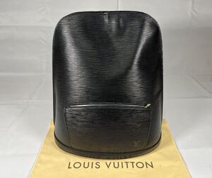 極美品 LOUIS VUITTON ルイヴィトン コブラン エピ ノワール リュックサック バックパック バッグ M52292 レザー 黒