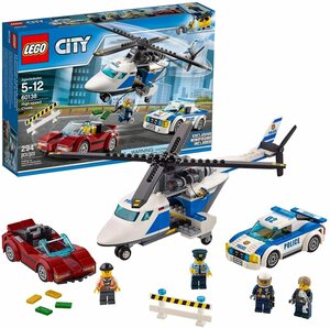 レゴ (LEGO) シティ ポリスヘリコプターとポリスカー 60138 ブロック おもちゃ 男の子 車