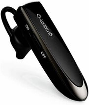 Glazata Bluetooth 日本語音声ヘッドセット V4.1 片耳 高音質 ，超大容量バッテリー、長持ちイヤホン_画像1