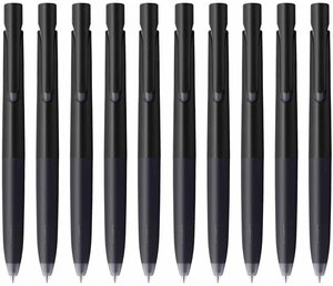 ゼブラ 油性ボールペン ブレン 0.5 黒軸 黒インク 10本 B-BAS88-BK