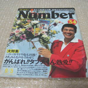 Number 33 田淵幸一 特集記事のみ◆ナンバー 1981 西武ライオンズ 阪神タイガース 田淵 捕手 内野手 写真 インタビュー 記事 記録 資料の画像1