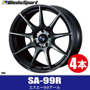 条件付き送料無料 4本価格 WEDS SPORT SA-99R WBC 17inch 4H100 6.5J+50 ウェッズスポーツ