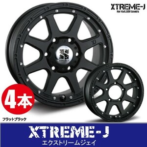 条件付送料無料 4本価格 M.L.J XTREME-J FBK 16inch 5H114.3 7J+35 エクストリームJ