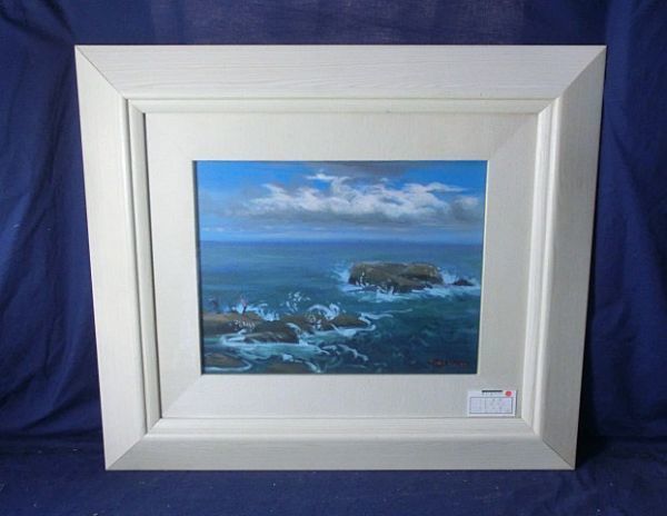 473904 لوحة زيتية ليونغ هوان, عنوان مؤقت Seascape (F6), رسام كوري, تلوين, طلاء زيتي, طبيعة, رسم مناظر طبيعية