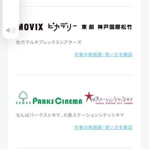 全国映画館 チケット2枚