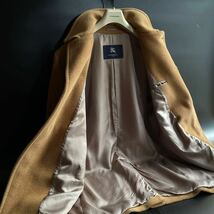 14万超●BURBERRY【最高級アンゴラ羊毛 】最高峰LONDON●バーバリーコート●熟練された一着!! 別格ツイード仕立て!! メンズ　ジャケット_画像7