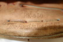 ローリングス Rawlings 軟式 野球 オールラウンド グラブ グローブ 中古品 ビンテージ 当時物 IMPORTED MODEL RK-650_画像6