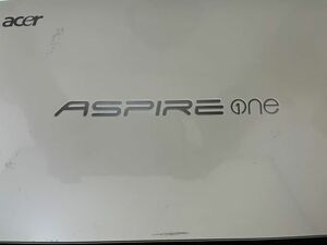 ☆１円スタート　acer ASPIRE one 533(AtomN455 1.66GHz / 1GB / HDD:128GB　SSD/ Windows10Home未認証☆