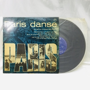 【中古品/T】LP レコード　Paris　ｄanse PARIS アロー・パリ　エディ・メルスとシャンリゼー・オーケストラ　動作未確認 RS0824　