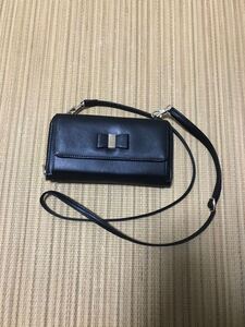 ポシェット ショルダーバック サコッシュ 肩掛け 黒 お財布ポシェット ショルダーウォレット お財布ショルダーバッグ
