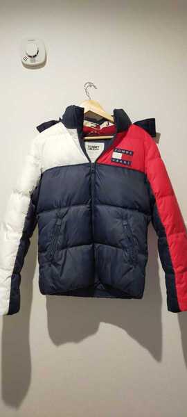 トミー ヒルフィガー Tommy Hilfiger メンズ ダウンジャケット サイズS