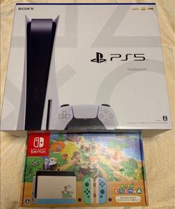 PlayStation5 CFI-1100A01 本体 + Nintendo Switch あつまれ どうぶつの森セット 2点