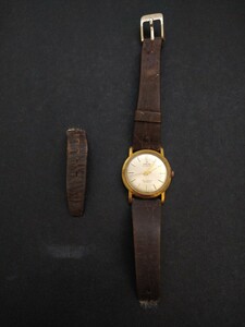 KY0401-47E　ENICAR ultra sonic 25 JEWELS INCABLOC 200/53PS　レディース　女性向け　腕時計　手巻　アクセサリー　小物　装飾品　エニカ